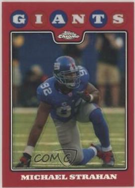 Michael Strahan [Red Refractor] #TC110