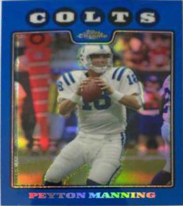 Peyton Manning [Blue Refractor] #TC10