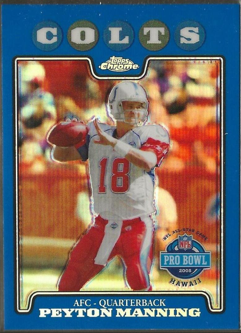 Peyton Manning [Blue Refractor] #TC143