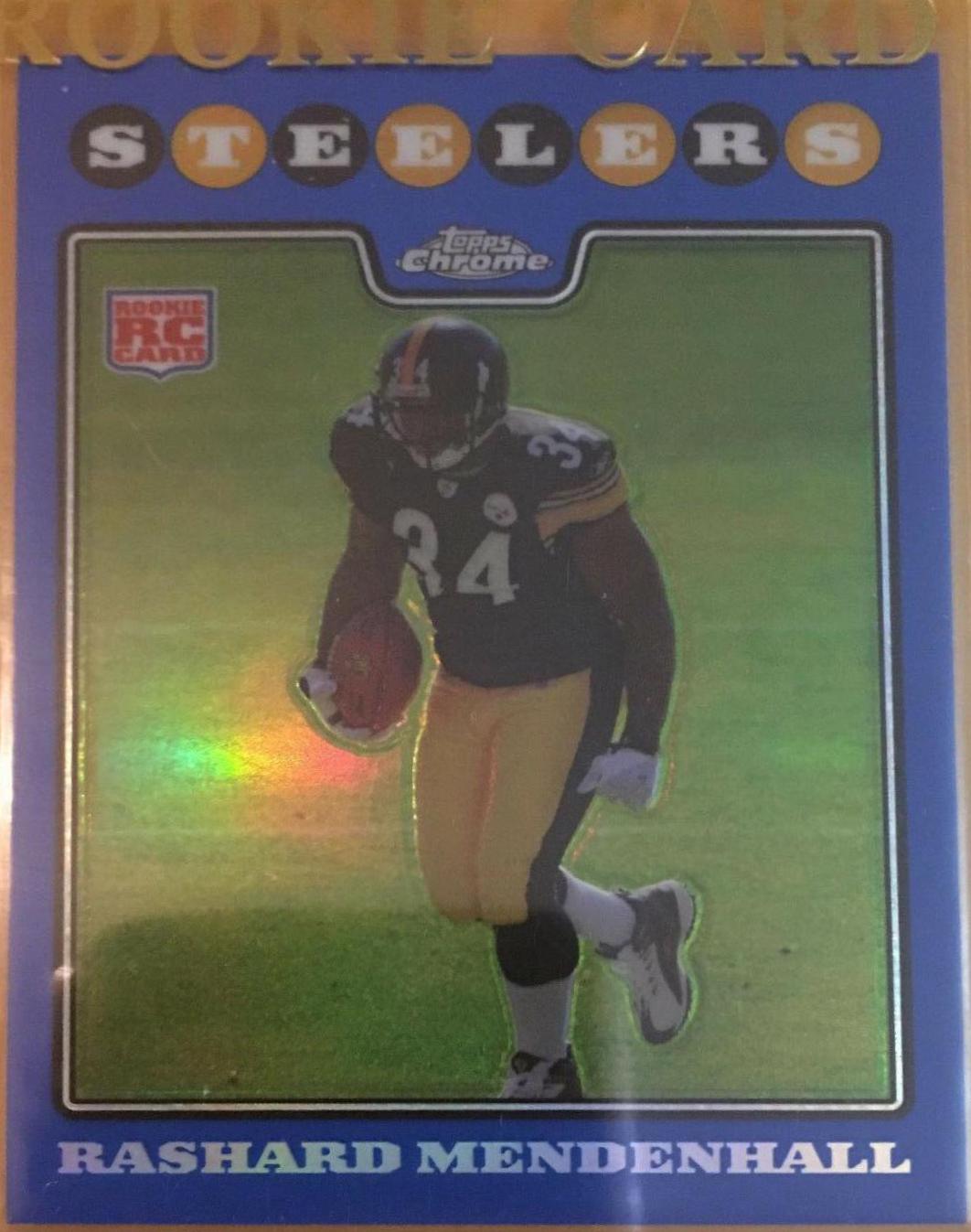 Rashard Mendenhall [Blue Refractor] #TC182