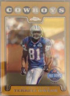 Terrell Owens [Gold Refractor] #TC137