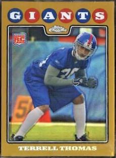 Terrell Thomas [Gold Refractor] #TC263