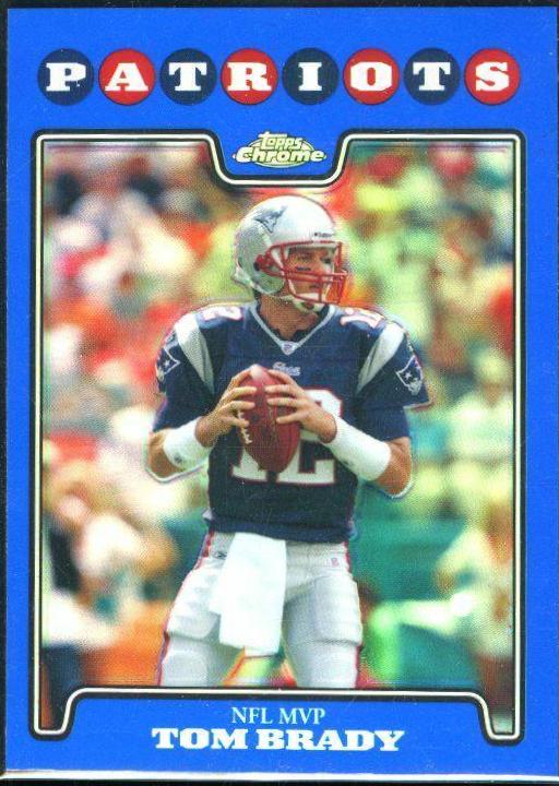 Tom Brady [Blue Refractor] #TC163