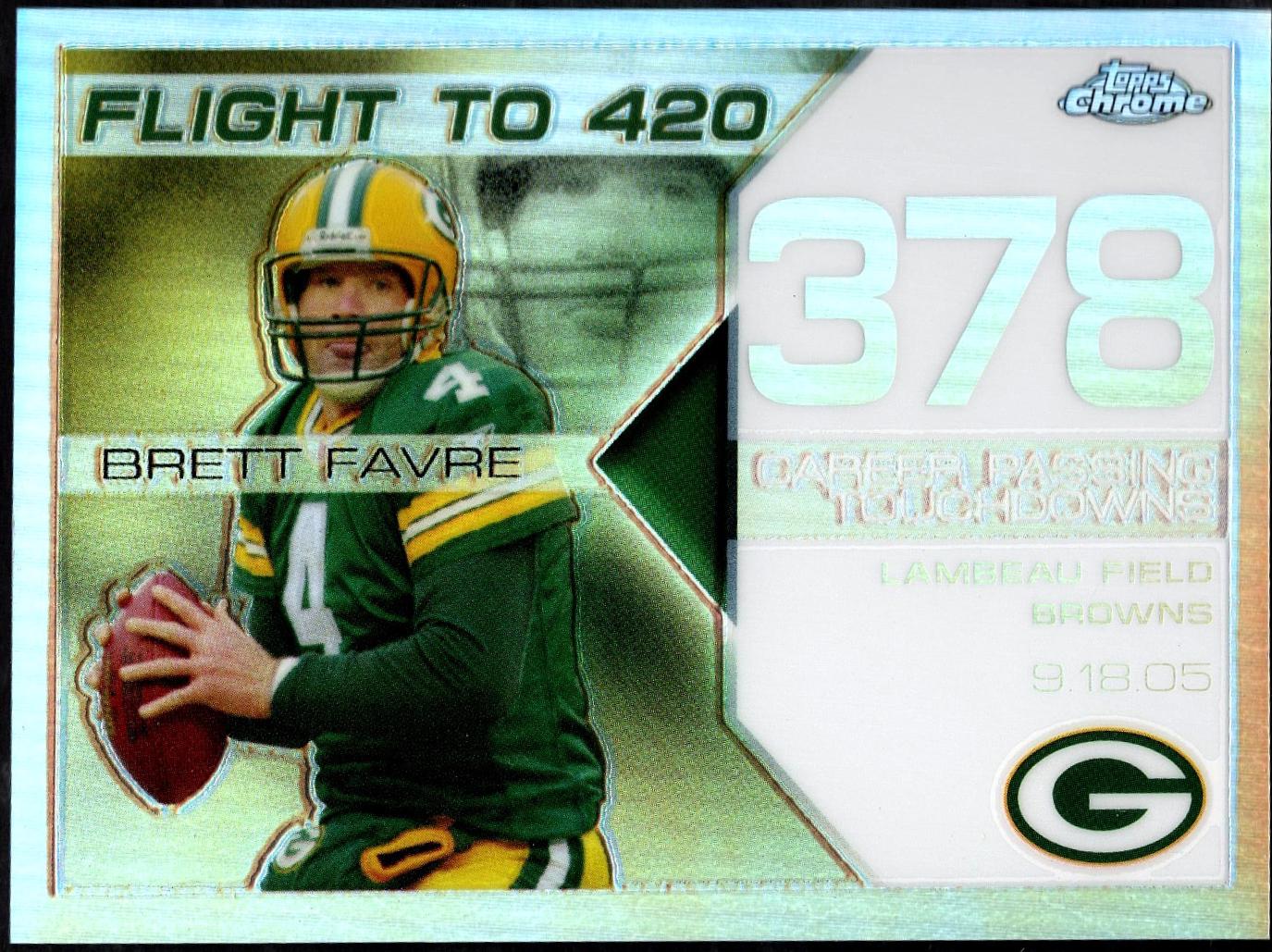 Brett Favre [White Refractor] #BFC378