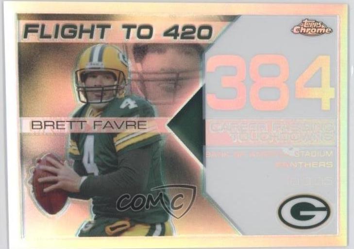 Brett Favre [White Refractor] #BFC384