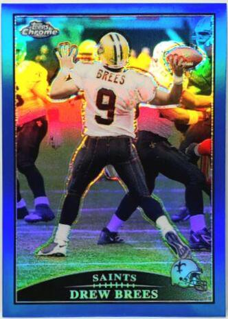 Drew Brees [Back to Camera Blue Refractor] #TC26