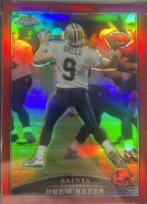 Drew Brees [Back to Camera Red Refractor] #TC26