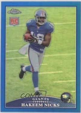 Hakeem Nicks [Blue Refractor] #TC115