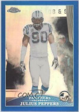 Julius Peppers [Blue Refractor] #TC107