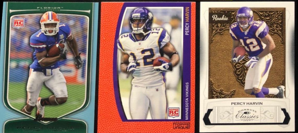 Percy Harvin [Gold Refractor Autograph] #TC155