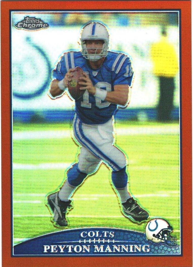 Peyton Manning [Blue Jersey Copper Refractor] #TC96