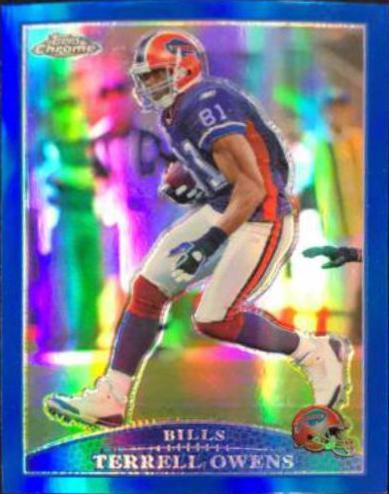 Terrell Owens [Blue Refractor] #TC77