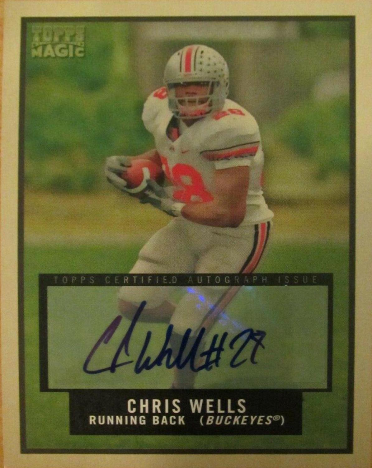 Chris Wells [Autograph] #197