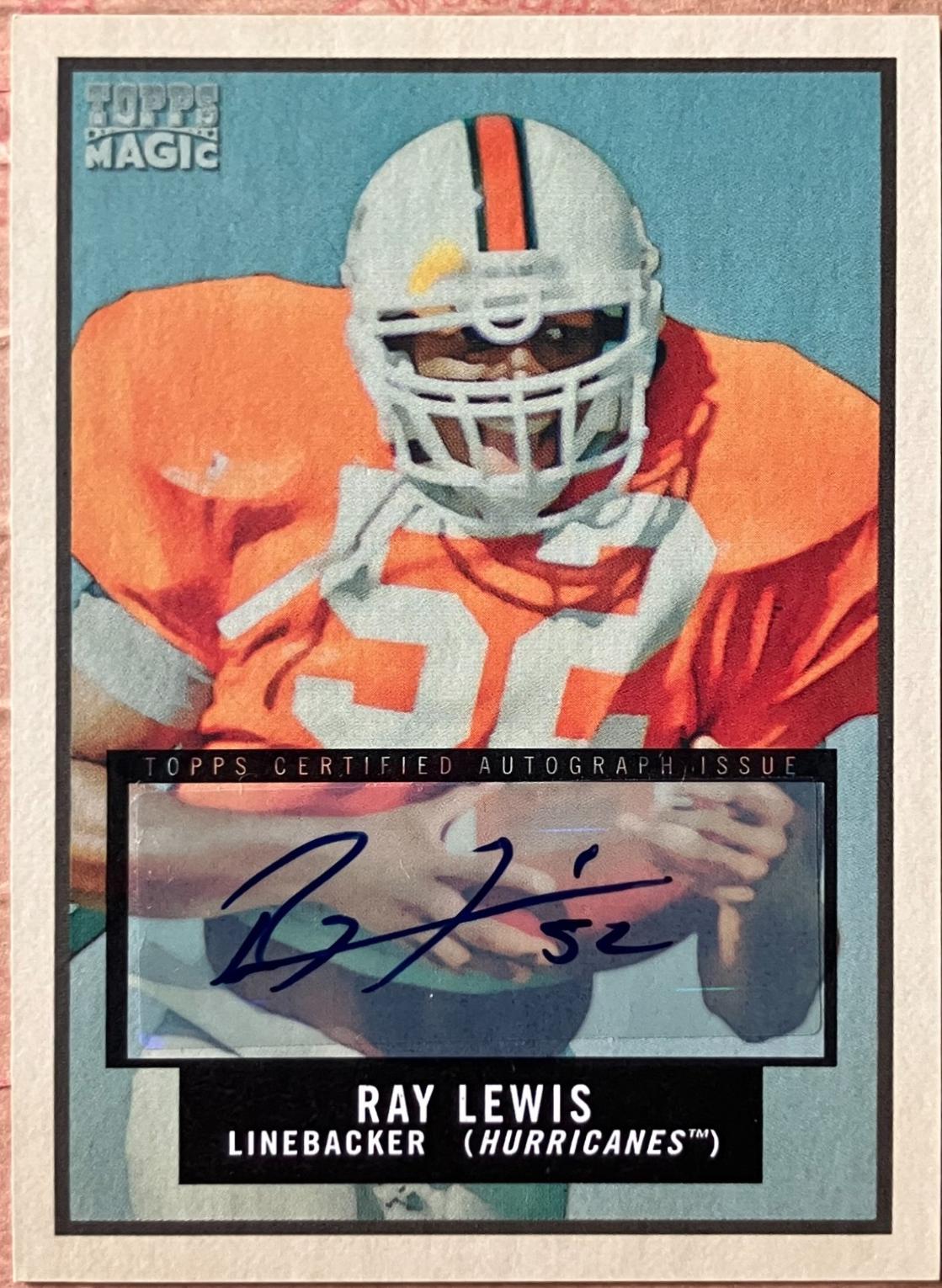 Ray Lewis [Autograph] #134