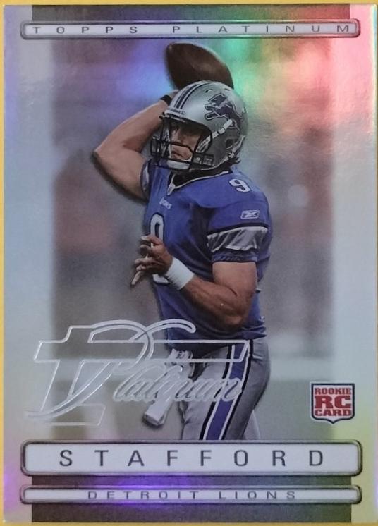 Matthew Stafford [Rookie Variation Platinum] #125