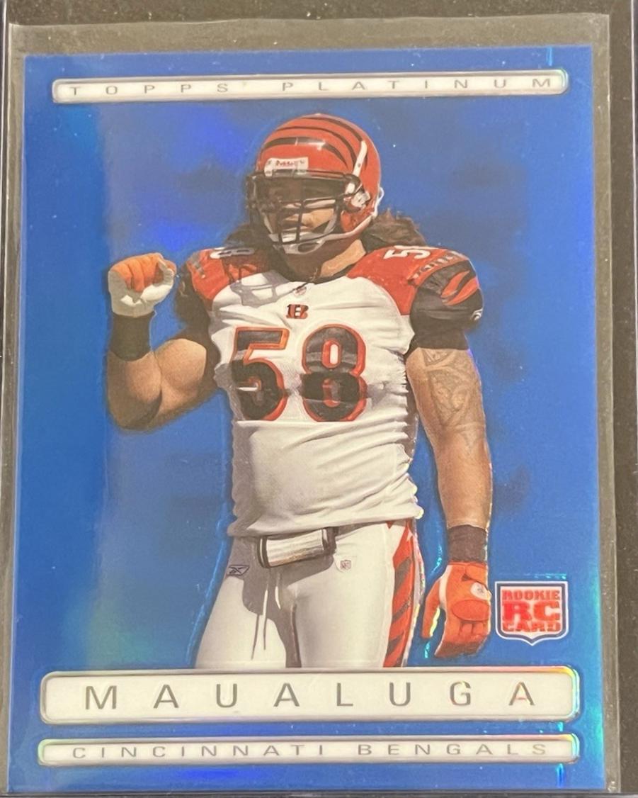 Rey Maualuga [Blue Refractor] #164