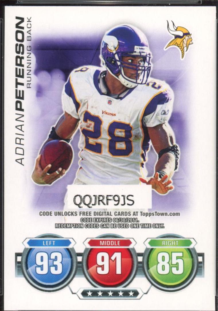 Adrian Peterson [Code Card] #N/A