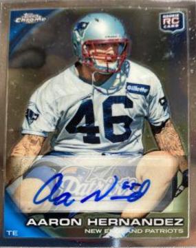 Aaron Hernandez [Autograph] #C87