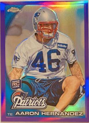 Aaron Hernandez [Purple Refractor] #C87