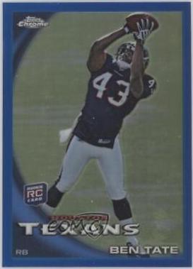 Ben Tate [Wearing A Helmet Blue Refractor] #C46
