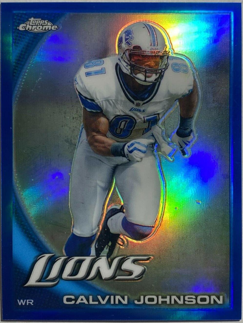 Calvin Johnson [Blue Refractor] #C193