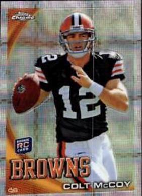 Colt McCoy [Wearing A Helmet Xfractor] #C70