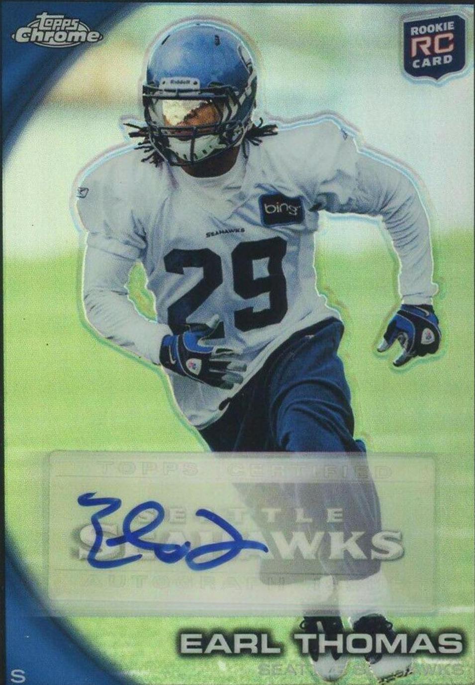 Earl Thomas [Autograph Black Refractor] #C135