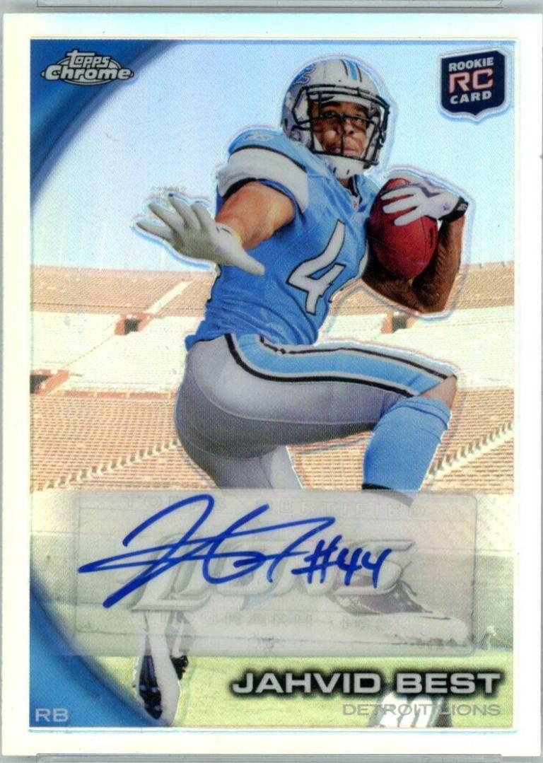 Jahvid Best [Running Pose Autograph Refractor] #C3