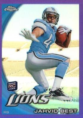 Jahvid Best [Running Pose Purple Refractor] #C3