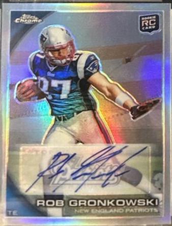 Rob Gronkowski [Running, Cutting Pose Autograph Refractor] #C112