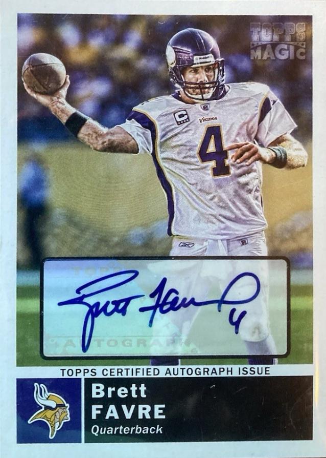 Brett Favre [Autograph Chrome Refractor] #170