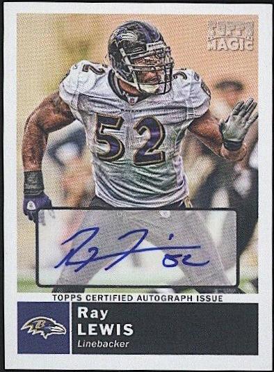 Ray Lewis [Autograph Chrome Refractor] #201