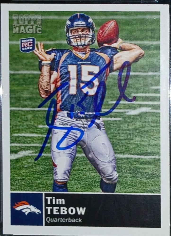Tim Tebow [Autograph Chrome Refractor] #25