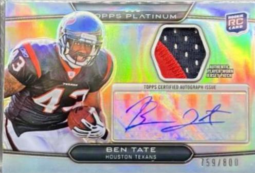 Ben Tate [Black Refractor Autograph] #146