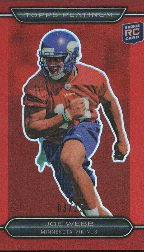 Joe Webb [Red Refractor Autograph] #102