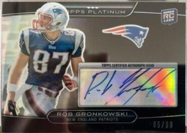 Rob Gronkowski [Black Refractor Autograph] #122