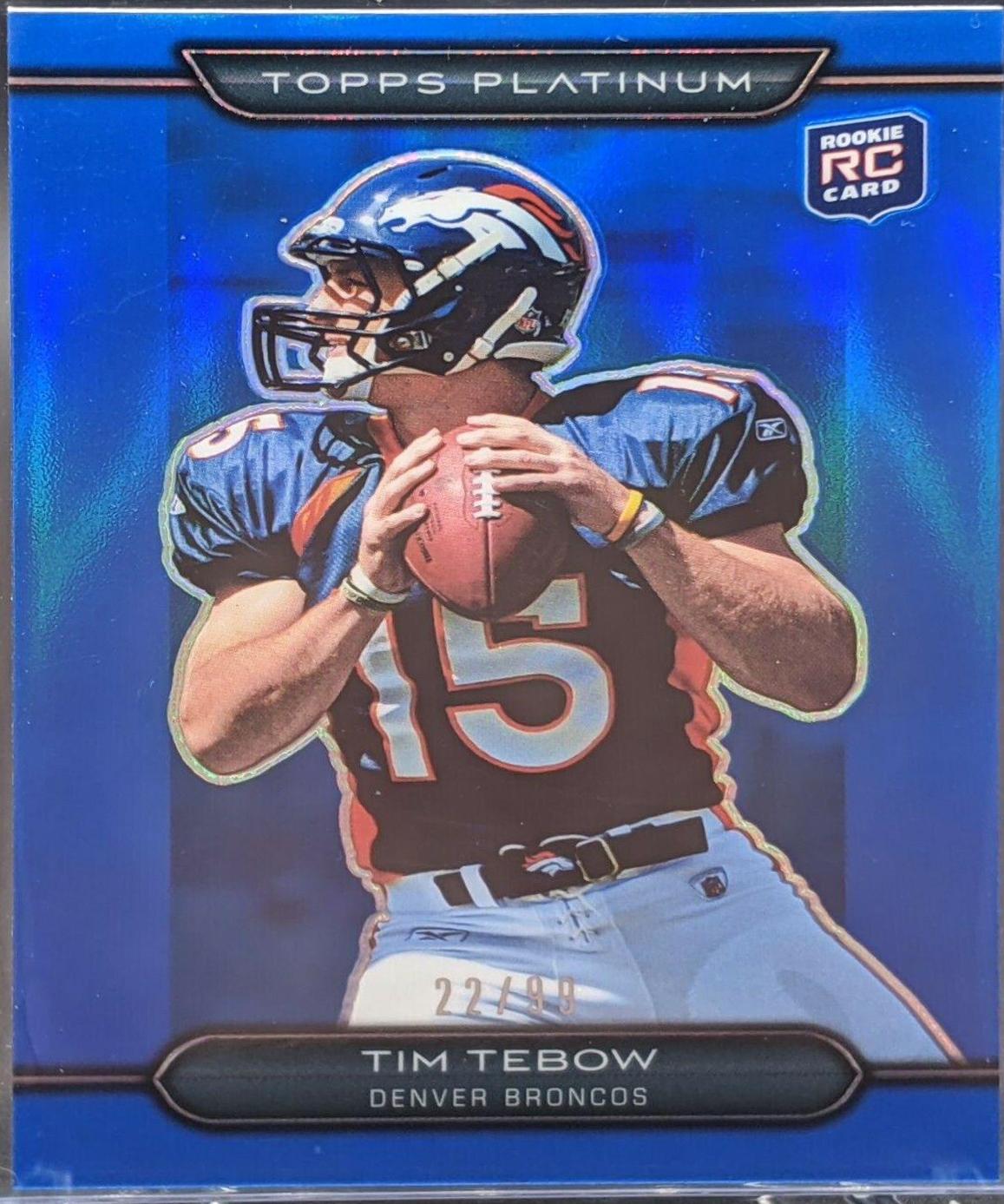 Tim Tebow [Blue Refractor] #79