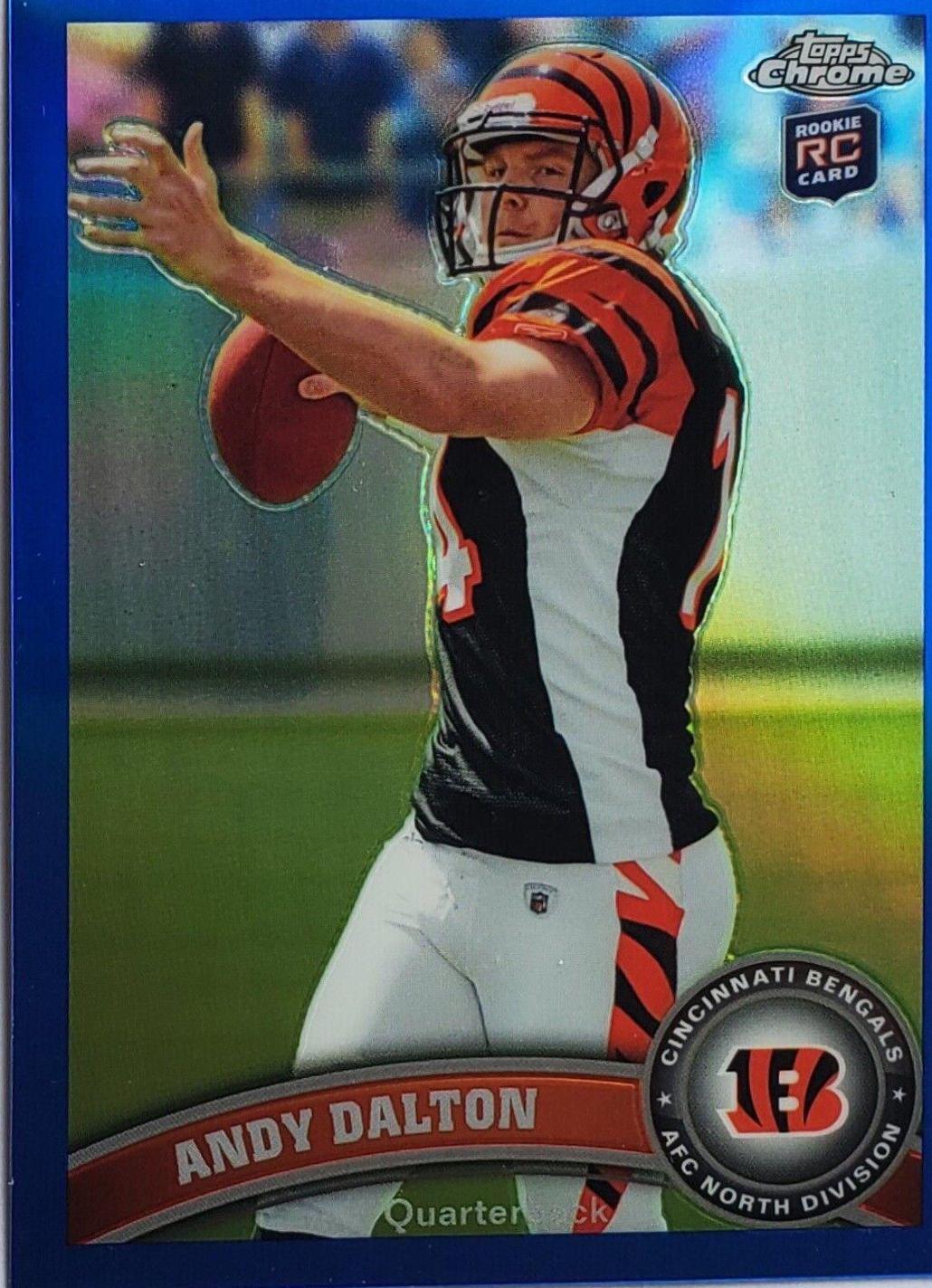 Andy Dalton [Ball in Hand Blue Refractor] #51