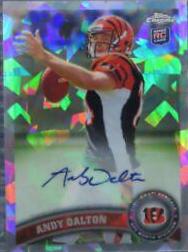 Andy Dalton [Ball in Hand Crystal Atomic Refractor Autograph] #51