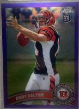 Andy Dalton [Ball in Hand Purple Refractor] #51