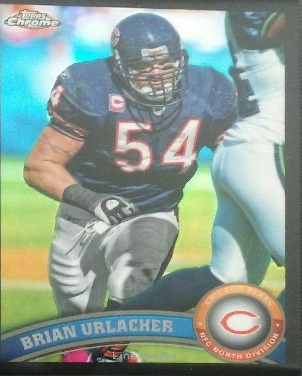 Brian Urlacher [Black Refractor] #79