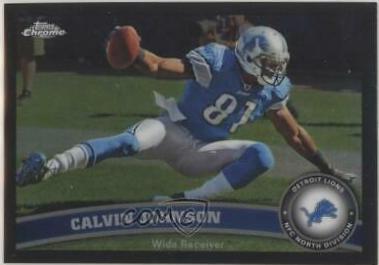 Calvin Johnson [Black Refractor] #8