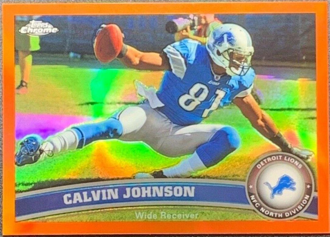 Calvin Johnson [Orange Refractor] #8