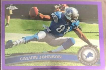 Calvin Johnson [Purple Refractor] #8