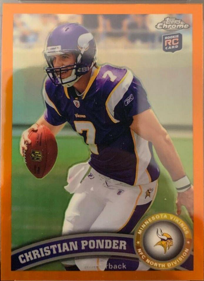 Christian Ponder [Orange Refractor] #165