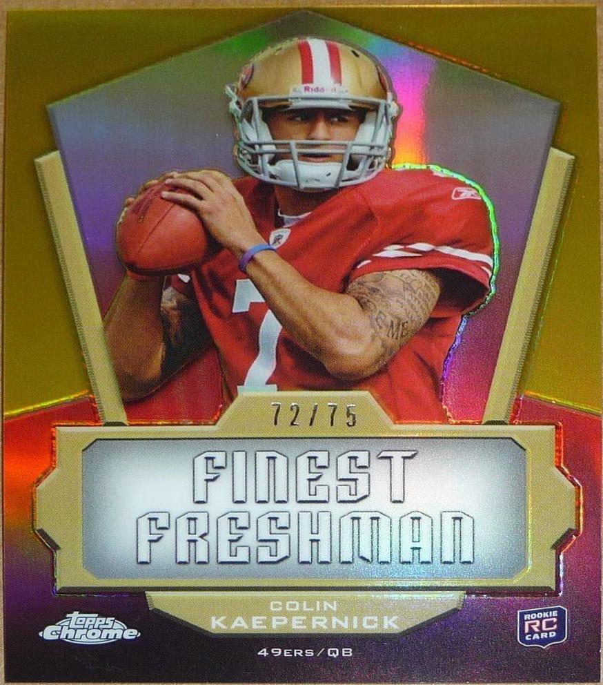 Colin Kaepernick [Passing Gold Refractor] #25