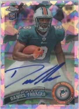 Daniel Thomas [Crystal Atomic Refractor Autograph] #136