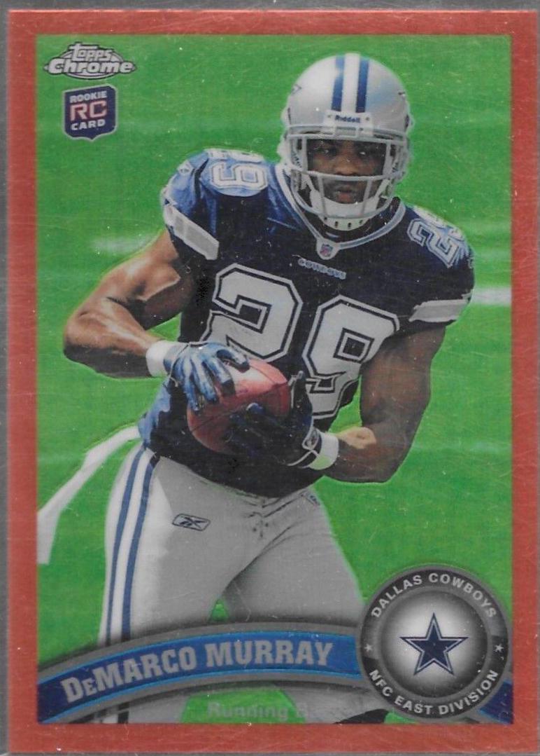 DeMarco Murray [Football in Both Hands Orange Refractor] #173