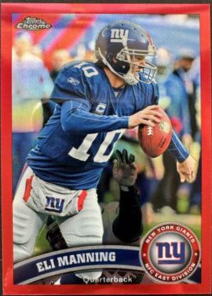 Eli Manning [Red Refractor] #12