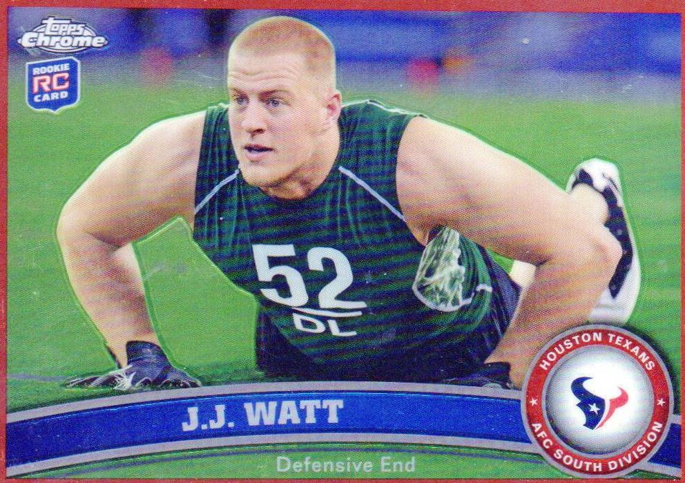 J.J. Watt [Orange Refractor] #104